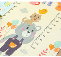 Tapis d'éveil pliable pour bébé, facile à nettoyer, tapis d'apprentissage pour enfants, tapis pour bébé en XPE