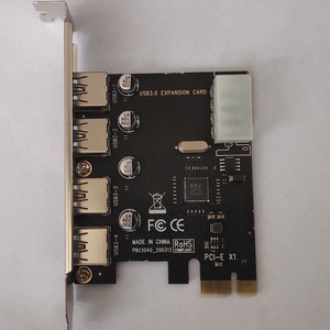 Tarjeta de expansión Pci E a Usb 3,0, interfaz Pcie X1 de alta velocidad de 4 puertos para computadora de escritorio - Product Image 1