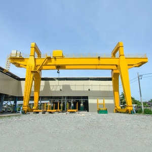 رافعة جسرية متحركة مزدوجة العارضة بحمولة 40 طن قابلة للتخصيص من شركة هودا للصناعات الثقيلة مع محرك وصندوق تروس ومحامل لورش المعادن - Product Image 1