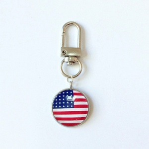 St. Kitts and Nevis Flag Crystal <strong>Keychain</strong> with Buckle World Flag Keyring Car Key Pendant Backpack Decor Souvenir Gift Custom - Product Image 2