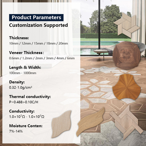 Parqué de Madera de Nogal Multicapa de Grado AB, Acabado Mate, Fácil de Limpiar, Silencioso, de 15mm, 16mm y 20mm, con Sistema T&G, para Proyectos Arquitectónicos - Product Image 5
