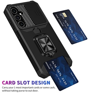 เคสกันกระแทก TPU+PC พร้อมฝาปิดเลื่อนปิดกล้องและช่องใส่บัตร สำหรับ SAM S25 FE/<span class=keywords><strong>Samsung</strong></span> S26/สำหรับ <span class=keywords><strong>Samsung</strong></span> S26 ULTRA - Product Image 5