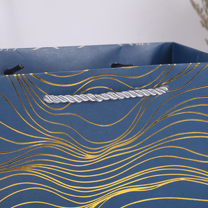 Bán buôn biểu tượng tùy chỉnh Túi giấy tái chế mua sắm quà tặng bao bì túi giấy với cửa sổ trong suốt - Product Image 5