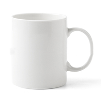 Tasse en céramique moderne faite à la main avec logo personnalisé, cadeau personnalisé écologique, design coloré, café extérieur avec code QR inclus