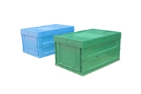 Systèmes de stockage automatisés ASRS, bacs de manutention industriels pliables en plastique PP, caisses avec séparateurs