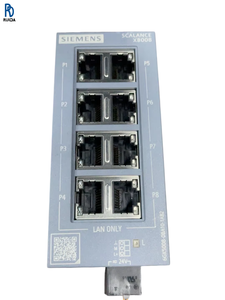 Switch Ethernet Industrial XB008, Switch de Red Industrial, Switch Ethernet Gigabit de 8 Puertos, Montable en Riel DIN, Grado Industrial - Product Image 1