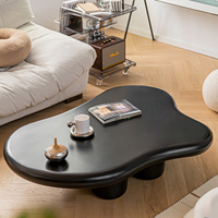 Table basse de style nordique en forme de nuage, table centrale moderne créative pour café, salon, hôtel