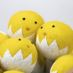 Yellow Pure Balls Customized Wool <b>Laundry</b> Dryer Balls for <b>Laundry</b> - Product Image 1