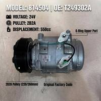 Unbenutzter Original Valeo TM55 Kompressor OE: T249302A Gehäuse 24V 2B2A 220/260mm Max Kühlkörper für Mehrsitzerbusse