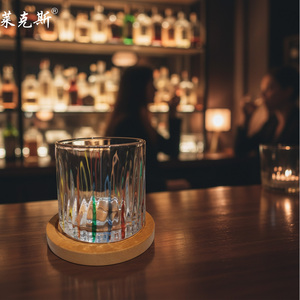 Offre Spéciale – Nouvelle Tasse à Boissons en <span class=keywords><strong>Verre</strong></span> Gravé Transparent, Design Coloré, <span class=keywords><strong>Verre</strong></span> à Whisky et Bière Gaufré - Product Image 1