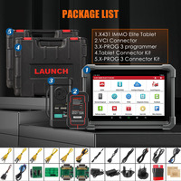 Launch X431 IMMO PLUS, lector de código de coche, escáner OBD2, programador de llave de coche con sistema completo de codificación ECU, herramienta de diagnóstico automático de codificación de sistema completo de la ECU