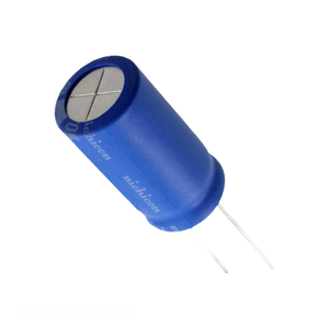 Distribuidor Autorizado: Condensador de Orificio Pasante Radial CAP ALUM 4700uF 20% 10V UBW1A472MHD - Product Image 1
