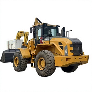 Cargadora de Ruedas Volvo L105 4WD Usada Original, Máquina de Carga Hidráulica de 5 Toneladas para Construcción - Product Image 1