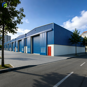 Estructura de Acero Prefabricada para Supermercado, Estructura Metálica Aislada de Vano Abierto, Marco Rígido con Viga en H, Impermeable - Product Image 1