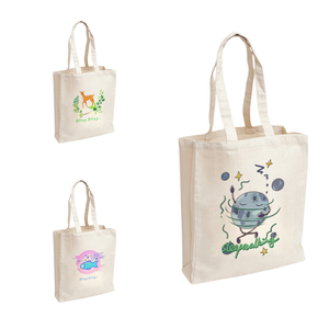 ถุงผ้าแคนวาสแบบใช้ซ้ำได้สำหรับเด็กผู้หญิงถุงช้อปปิ้งแบบสะพายไหล่สำหรับใส่หนังสือถุงผ้าแคนวาส - Product Image 6