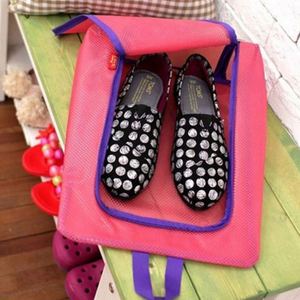 Wholesale Light <b>Weight</b> Useful Dustproof Zipper Shoe Bag Travel Waterproof Shoe <b>Storage</b> Bag With Custom Logo - Product Image 6