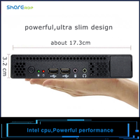 Système Barebone pas cher, Mini PC, fabrication assemblée J1800 J1900 core i3 i5 i7 fenêtre Ubuntu 12v Mini ordinateur