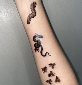 Custom Water Transfer Temporary <b>Tattoo</b> Sticker Realistic Body Art <b>Paper</b> for Face Arm Body Decoration - Product Image 6