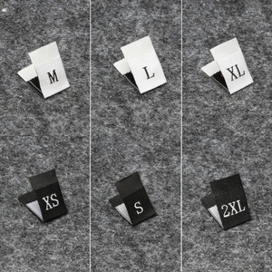 Marque de code Numéro de taille Étiquettes de vêtements Taille Étiquettes tissées Étiquette de taille de vêtements Étiquette de cou pour vêtement - Product Image 3