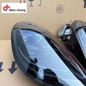WENCHENG per Porsche 981 Cayman Boxster Fari a LED 2013-2015 Accessori Auto Aggiornamento Fari 4 Lenti LED - Product Image 3