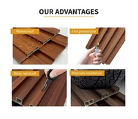 Panneau mural PVC effet bois de luxe Forta, décoratif moderne, ignifuge, antistatique, insonorisant, imperméable, garantie 5 ans, pour hôtels et résidences