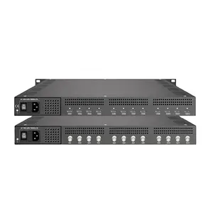 (ENC3741S) 12 channels Low Bitrate 1080P 2Mbps H.265 Encoder IP Streamer for DVB-T2 Transmission Wireless System
