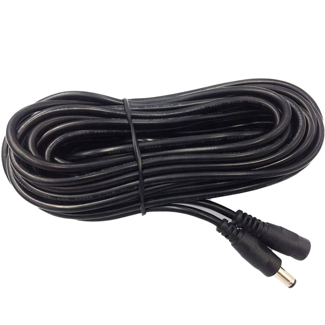DC Extension Cable Male to Female Power Cord 12V 24V Wire for CCTV Camera LED Light and Power Adapter Use