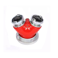 Séparateur d'eau en aluminium TL à 2 voies, collecteur d'eau incendie, diviseur d'eau