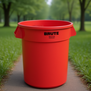 Bidone per Rifiuti Brute 121 L Rosso per Uso Commerciale - Product Image 3