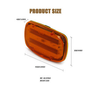 Voyant d'avertissement de voiture ambré LED magnétique d'urgence Flare de sécurité - Product Image 2