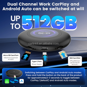 Adaptateur <span class=keywords><strong>CarPlay</strong></span> sans fil Carlinkit avec écran LCD multimédia 15 6350, 128 Go, 512 Go, Android Auto sans fil, boîte AI 4 en 1, <span class=keywords><strong>CarPlay</strong></span> pour BMW - Product Image 6