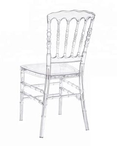 Chaises de mariage Chiavari en résine acrylique transparente, vente en gros d'usine, pour événements, fêtes, salon et entrée - Product Image 4