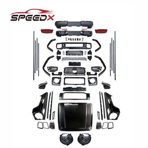 Per Mercedes Benz W463 <span class=keywords><strong>G</strong></span> classe aggiornamento nuovo G63 G65 AMG Body Kit paraurti anteriore posteriore cofano fanale posteriore fanale posteriore - Product Image 5