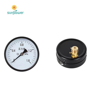 مقياس ضغط 0-10 بار CL1.0، مقياس ضغط أنبوب بوردون EN 837-1 - Product Image 3