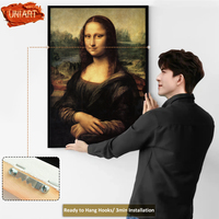 UNIART Musée de Qualité Moderne Portrait Peinture À L'huile Tenture Murale Décor À La Maison Impression Sur Toile Portrait Peinture Acrylique Oeuvre D'art