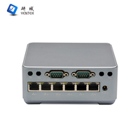 YENTEK Mini PC Usine NUC Barebone Bureau À Domicile Serveur 6 LAN VESA Entreprise Minipc Petit Ordinateur De Bureau Sans Ventilateur Mini Pc