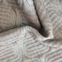 Polyester et imitation soie de glace de haute qualité, tissu Jacquard pour matelas, Textile de maison
