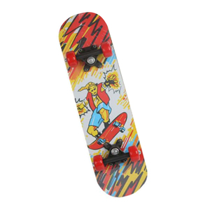 Petit skateboard pour enfants, en alliage d'aluminium, avec roues en PVC, bon marché, en stock, - Product Image 1
