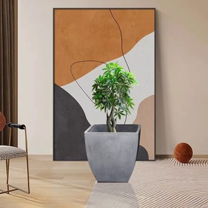 <span class=keywords><strong>Maceta</strong></span> <span class=keywords><strong>de</strong></span> Magnesio, Minimalista, Geométrica, <span class=keywords><strong>Cuadrada</strong></span>, Creativa, <span class=keywords><strong>de</strong></span> Pie, Resistente a la Corrosión, Pintada con Spray, para Sala <span class=keywords><strong>de</strong></span> Estar - Product Image 3