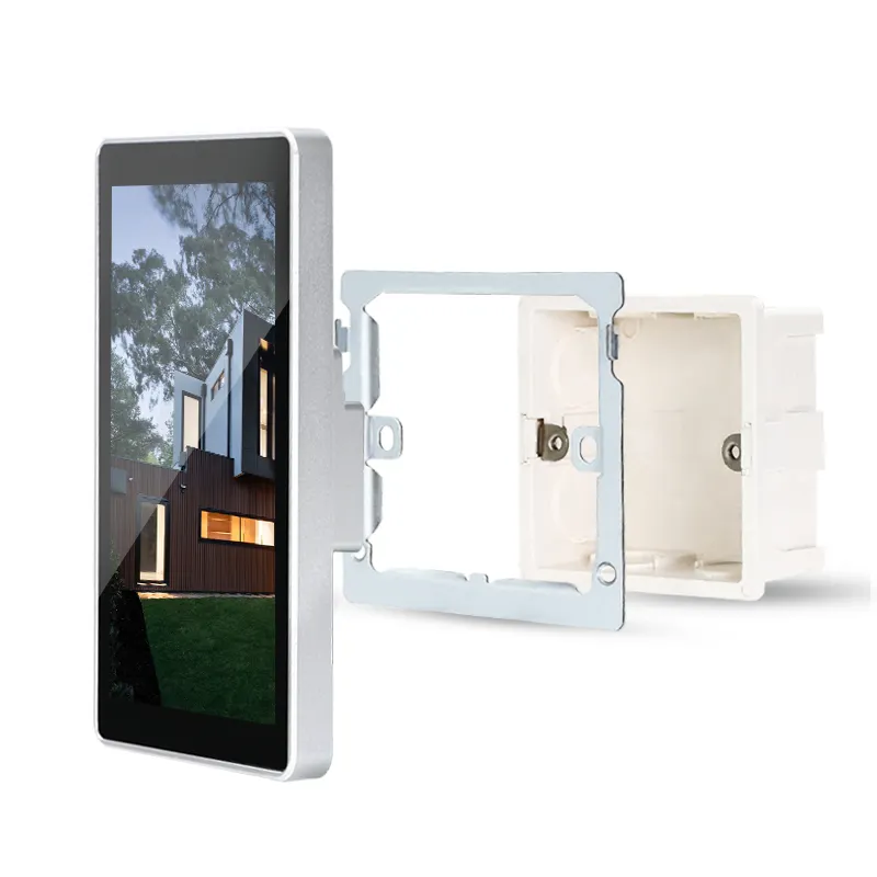 YC-SM55P Nieuwe Aankomst Smart Home Tablet 5.5 "Inwall Mount Android 11 Touch Panel Alles In Een Pc Tablet Met RS485