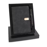 Coffret de cadeaux d'affaires de luxe best-seller Cahier A5 avec stylo Fournitures de bureau pour le festival Coffret cadeau