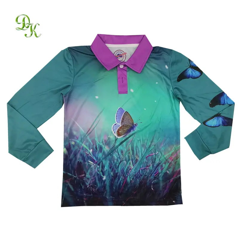 wholesale Custom design quick dry men polo shirt sublimation print