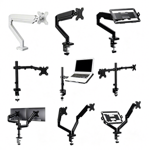 Factory Direct Sale Single Dual <strong>Triple</strong> <strong>Monitor</strong> Stand Wall Desk Vertical Computer VESA <strong>Monitor</strong> <strong>Arm</strong> for 1 2 3 4 <strong>Monitors</strong> - Product Image 1
