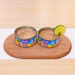 Vente chaude de bonne qualité <span class=keywords><strong>prix</strong></span> d'usine morceau/<span class=keywords><strong>thon</strong></span> en conserve râpé dans l'huile 140g/160g/185g - Product Image 2