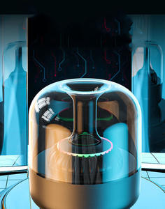 Mini caisson de basses de bureau sans fil conçu par Glaze pour <span class=keywords><strong>Harman</strong></span> <span class=keywords><strong>Kardon</strong></span> avec une très longue durée de vie de la batterie - Product Image 1