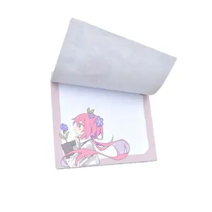 Manufacturer Customized Personalized Cute Portable Die-cut Animation Sticker Memo Pad Custom Sticky Note