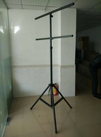 Support de lumière de scène LED RGB, pour projecteur, accessoire de fête, avec emballage et pédale