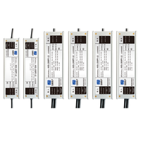 Fuente de Alimentación LED HXS-150PF-12 IP67 PFC, Impermeable, Delgada, Sin Ventilador, 150W 12.5A 12V AC a DC, Controlador LED para Iluminación y Señalización