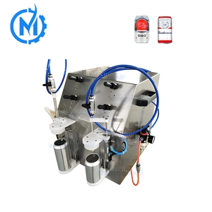 Macchina Riempitrice di Lattine di Birra Semiautomatica a 2 Teste, Dispositivo di Imbottigliamento a Contropressione da Tavolo per Microbirrifici Artigianali e Startup - Product Image 1