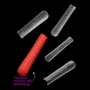 120Pcs Almond Stiletto Poly Gel <b>Nail</b> Form Coffin Dual Form Acrylic <b>Extension</b> Mold With Scale Quick Building Salon <b>Nail</b> Tips - Product Image 6